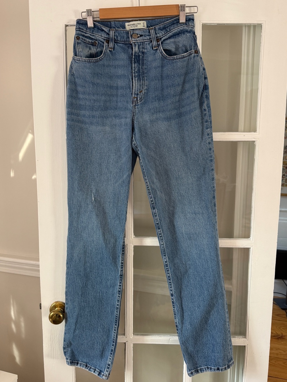 Abercrombie and Fitch Curve Love 90’s Straight Ultra High Rise Jeans